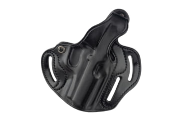 Image of Galco Cop 3 Slot Steerhide OWB Belt Holster, Browning BDA .45, Black, Left, CTS249RB