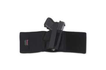 Image of Galco Cop North American Arms Guardian Ankle Band, .380, Left, Black, CAB3XS