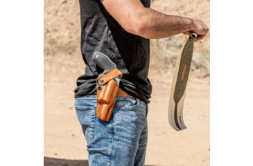 Image of Galco Dao Owb Belt Holster, Taurus Raging Hunter, Right Hand, Tan, DAO354