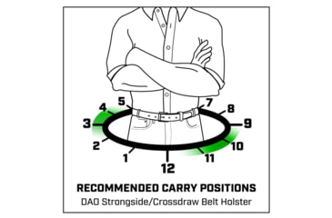 Image of Galco Dao Owb Belt Holster, Taurus Raging Hunter, Right Hand, Tan, DAO354