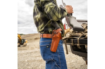 Image of Galco Dao Owb Belt Holster, Taurus Raging Hunter, Right Hand, Tan, DAO354