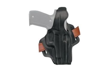 Image of Galco Fletch High Ride Belt Holster Left Hand - Black FL227B