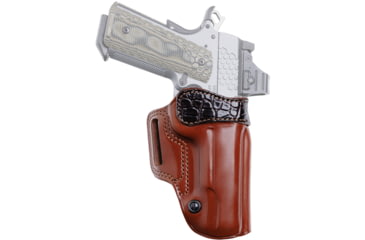 Image of Galco Avenger Colt 1911/ Dan Wesson 1911/ Kimber 1911 OWB Belt Holster w/ Alligator Trim