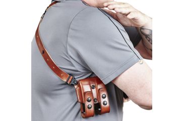 Image of Galco Miami Classic Shoulder Holster System, Tan, 5in 1911-Style Pistols