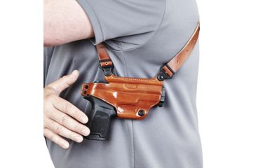 Image of Galco Miami Classic Shoulder Holster System, Tan, 5in 1911-Style Pistols