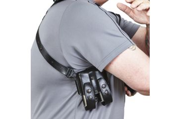 Image of Galco Miami Classic Shoulder Holster System, Black, Ambidextrous, For Glock 17/22/31 - MC224B