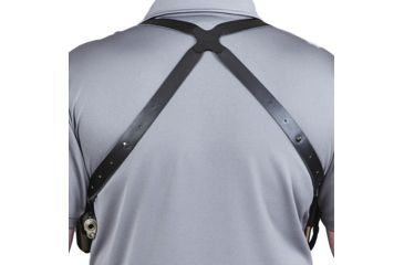 Image of Galco Miami Classic Shoulder Holster System, Black, Ambidextrous, For Glock 17/22/31 - MC224B