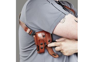 Image of Galco Miami Classic Shoulder System - Right Hand - Tan MC204