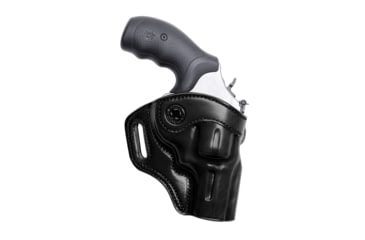 Image of Galco Revenger Belt Holster, Colt Python 3in, Ruger Gp100 3in, Smith &amp; Wesson L Frame .44 Special 3in, Smith &amp; Wesson L Frame M396 3 1/8in, Smith &amp; Wesson L Frame M686 3in, Right Hand, Black, REV192B