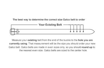 Image of Galco SB2 Sport Belt - Black - Size - 36 SB2-36B
