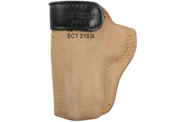 Image of Galco Scout Clip On Inside Pant Holster - Left Hand, Tan w/ Black Mouthband, Colt 3 1/2 in. 1911 SCT219B