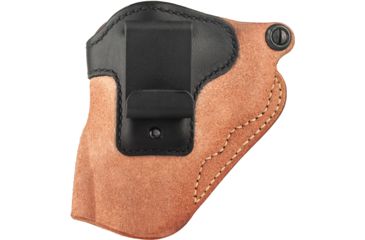 Image of Galco Scout Clip On Inside Pant Holster - Left Hand, Tan w/ Black Mouthband, Ruger SP101 2 1/4 in. SCT119B