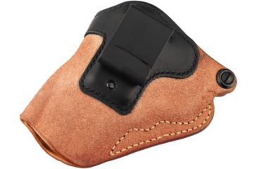 Image of Galco Scout Clip On Inside Pant Holster - Left Hand, Tan w/ Black Mouthband, Ruger SP101 2 1/4 in. SCT119B