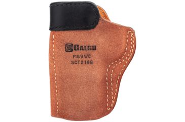 Image of Galco Scout Clip On Inside Pant Holster - Right Hand, Tan w/ Black Mouthband, Most 3 in. 1911's SCT218B