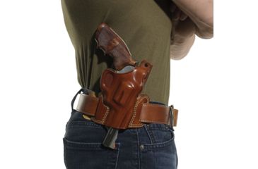 Image of Galco Silhouette High Ride Holster - Right Hand - Black SIL224B
