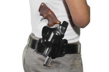 Image of Galco Silhouette High Ride Holster - Right Hand - Black SIL224B