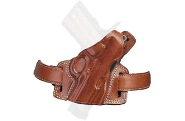 Image of Galco Silhouette High Ride Leather Holster, Left Hand, Tan, SIL225