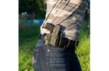Image of Galco Tac Slide Belt Leather Holster - TS820B