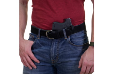 Image of Galco Tuck-N-Go In the Pant Holster, Ambidextrous, Leather, M&amp;P Shield, 9EZ,  Black, TUC834B