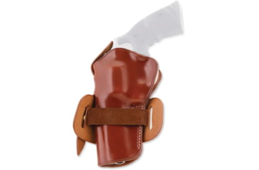 Image of Galco Wheelgunner Belt Leather Holster for 4 inch N frame