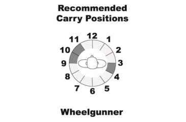 Image of Galco Wheelgunner Belt Leather Holster for 4 inch N frame