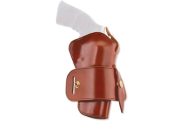 Image of Galco Wheelgunner Belt Leather Holster for 4 inch N frame