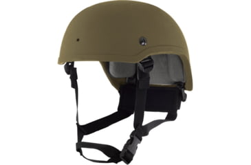 Image of Galvion Batlskin Viper P4 Helmet, High Cut, Viper Front Mount and Interlocking Long Rails Option, X-Large, Tan, 4-0555-5120