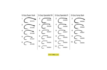 Image of Gamakatsu G-Carp Hump Back 10, 10 Hooks P/P 348205