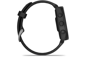 Image of Garmin Forerunner 165 Music 43mm Watch, Black/Slate Gray, 010-02863-30