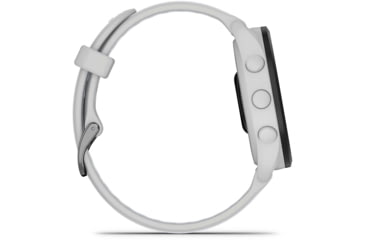 Image of Garmin Forerunner 165 Music 43mm Watch, Mist Gray/Whitestone, 010-02863-31