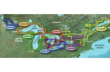 Image of Garmin On The Water GPS Cartography BlueChart g2 Vision: Great Lakes Map w/ Free S&amp;H