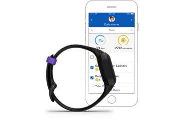 Image of Garmin Vivofit jr3 Kids Fitness Tracker, Black Panther, 010-02441-30