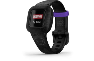 Image of Garmin Vivofit jr3 Kids Fitness Tracker, Black Panther, 010-02441-30