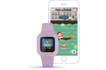 Image of Garmin Vivofit jr3 Kids Fitness Tracker, Floral Pink, 010-02441-21
