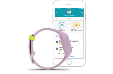 Image of Garmin Vivofit jr3 Kids Fitness Tracker, Floral Pink, 010-02441-21