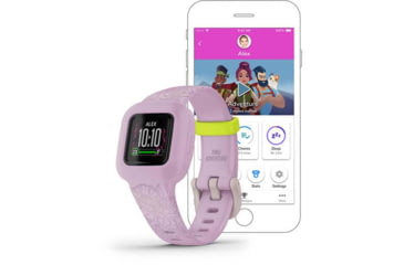 Image of Garmin Vivofit jr3 Kids Fitness Tracker, Floral Pink, 010-02441-21