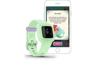 Image of Garmin Vivofit jr3 Kids Fitness Tracker, Princess Ariel, 010-02441-33