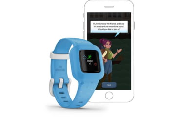 Image of Garmin Vivofit jr3 Kids Fitness Tracker, Stars Blue, 010-02441-22