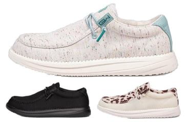 Image of Gator Waders Camp Shoes - Women's, Birthday Cake, Black, Brown Cow
