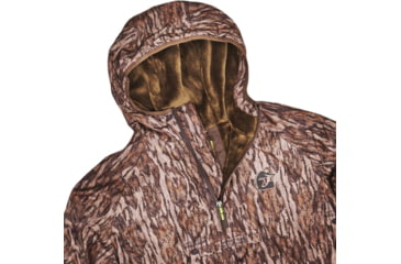 Image of Gator Waders Waterproof 1/2 Zip Bog Hoodie - Womens, Mossy Oak Bottomland, Large, BOG32WL
