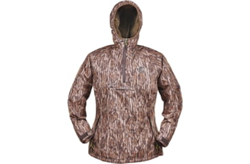 Image of Gator Waders Waterproof 1/2 Zip Bog Hoodie - Womens, Mossy Oak Bottomland, Large, BOG32WL