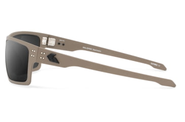Image of Gatorz Sentix Glasses, Smoke w/ Anti-Fog, Tan/Matte Black Logo, Medium, GZ-18-302