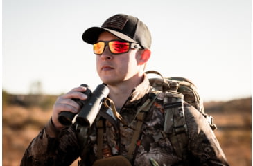 Image of Gatorz Warhawk Sunglasses, Black, Silver Logo, Smoke, Black, One Size, 841235127281