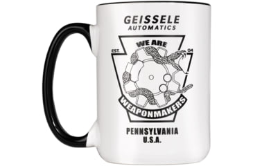 Image of Geissele Angry Snake Bolt Mug, 15Oz., White, 08-370