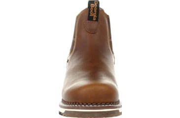 Image of Georgia Boot AMP LT Wedge Steel Toe Waterproof Chelsea Work Boot - Mens, Medium, Brown, 10, GB00353-100M