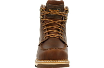 Image of Georgia Boot AMP LT Wedge Waterproof Moc-Toe 6in Work Boot - Mens, Wide, Brown, 8.5, GB00429-085W