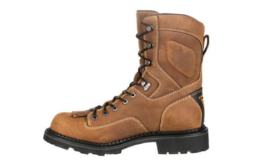 Image of Georgia Boot Comfort Core Waterproof Logger 8 inch Work Boot w/Composite Toe - Mens, Crazy Horse, 10.5 Wide, GB00123-105W