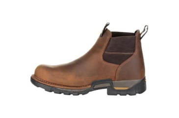 Image of Georgia Boot Eagle One Waterproof Chelsea 4 inch Work Boot - Mens, Brown, 9.5 Wide, GB00315-095W