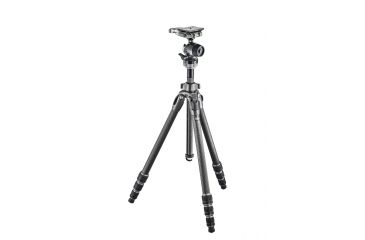 Image of Gitzo Mountaineer Tripod Kit, Series 1 Carbon 4 Sections, Ball Head QD GK1542-80QD