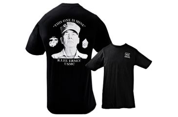 Image of Glock GA10062 Short Sleeve Ermey Gunny T-Shirt Black Medium Cotton